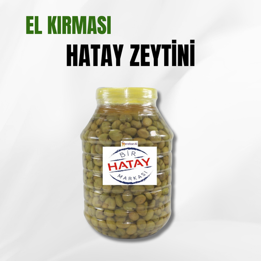 El Kırması - Yeşil Zeytin 5 KG Lık Pet