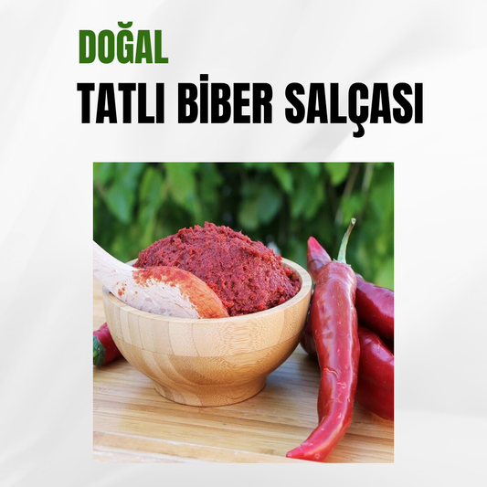 Doğal Ev Yapımı Tatlı Biber Salçası